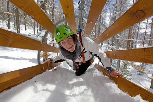 Divertimento anche con la neve