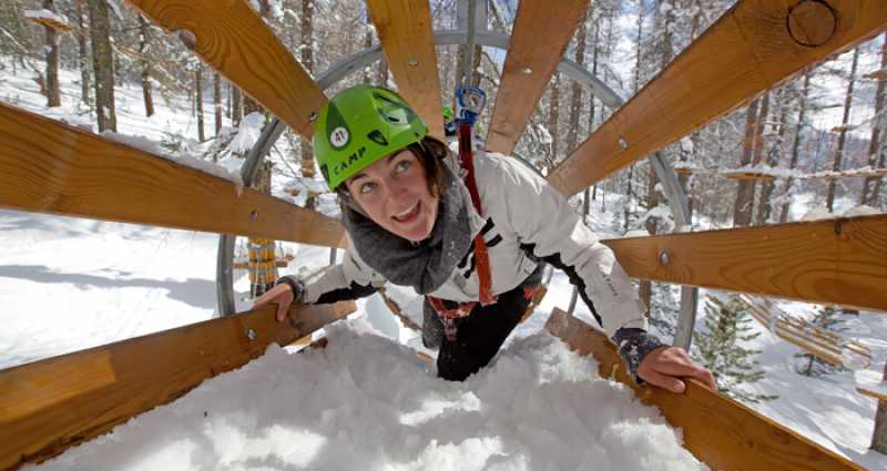 Divertimento anche con la neve
